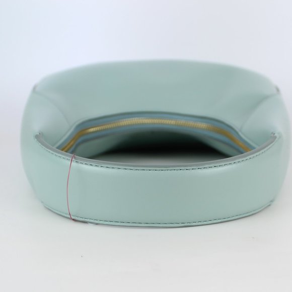 NEW STELLA MCCARTNEY Hobo Bag– Logo, Vegan Leather, Mint Green Shoulder Bag - Picture 15 of 16